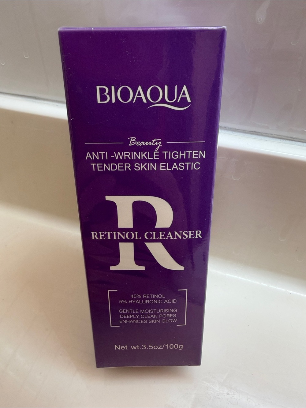 NIB SEALED Aqua Ant-Wrinkle Tighten Retinol Cleanser 3.5oz. 45% Retinol